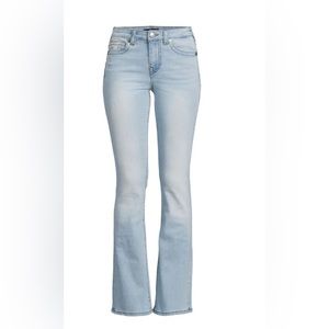 TRUE RELIGION light wash Becca No Flap Jeans